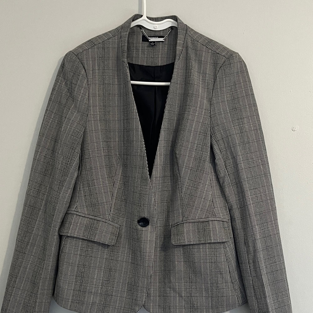 Promise Black and White Blazer